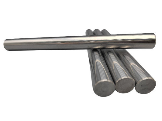 Metallic Silver Tungsten Carbide Bar Stock với một đầu phẳng / một đầu châm
