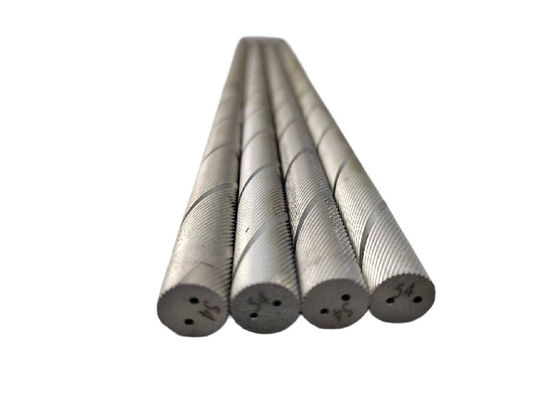 13.0g/Cm3-15.58g/Cm3 Spiral Tungsten Threaded Rod với lỗ làm mát kép