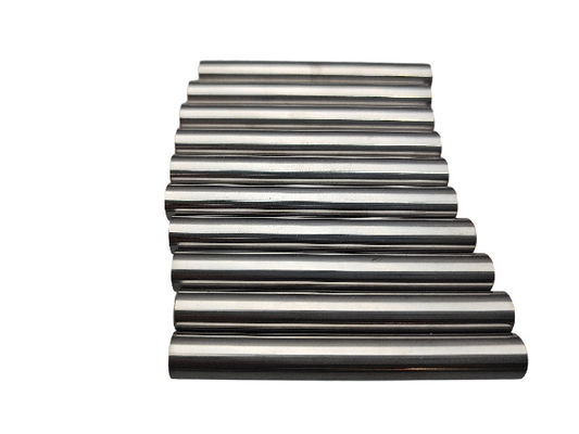 Các thanh tungsten carbide kim loại bạc với cấu trúc xi măng rắn chống va chạm