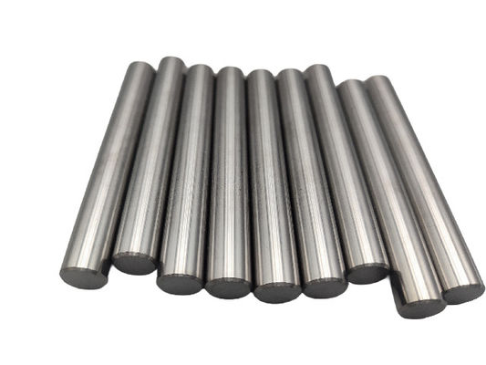 Các thanh tungsten carbide kim loại bạc với cấu trúc xi măng rắn chống va chạm