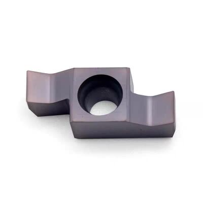 Công cụ cacbua vonfram chèn hai đầu đơn Công cụ cacbua vonfram 6GR 100 lý tưởng cho các nhiệm vụ tạo rãnh kim loại chính xác