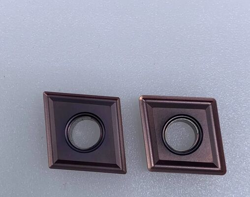 Mảnh tiện cacbua CNMG 120408 với hình dạng kim cương 80°, thiết kế hai mặt và góc trước âm để tiện CNC